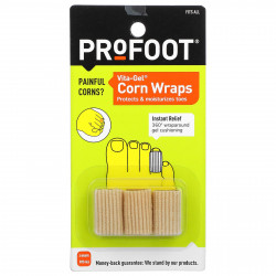 Profoot, Vita-Gel кукурузные обертывания, универсальный размер, 3 упаковки