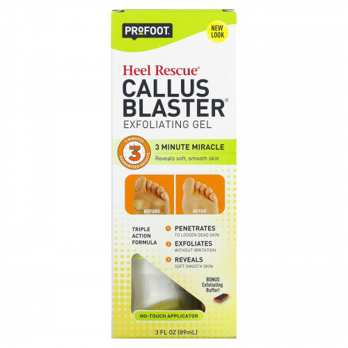 Profoot, Отшелушивающий гель Callus Blaster, 89 мл (3 жидк. Унции)