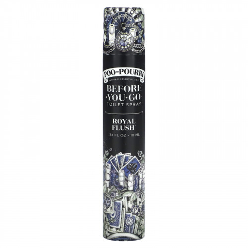 Poo-Pourri, Before-You-Go Toilet Spray, Royal Flush, 0.34 fl oz (10 ml)