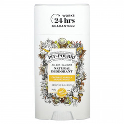 Poo-Pourri, Pit-Pourri, натуральный дезодорант, кокос, ваниль и сандал, 70 г (2 унции)