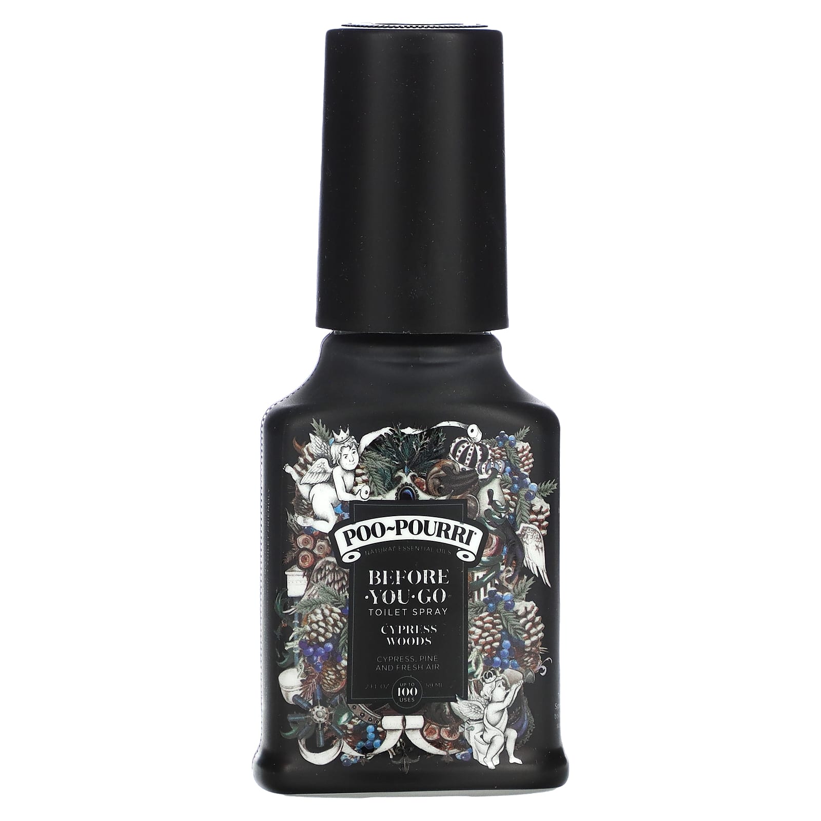 Poo-Pourri, Спрей для туалета Before-You-Go, кипарисовая древесина, 59 мл (2 унции)