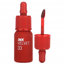 Peripera, Тинт для губ Ink Velvet, 33 Pure Red, 4 г (0,14 унции)