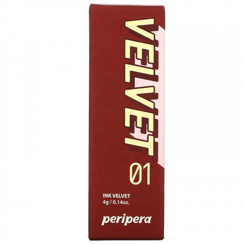 Peripera, Тинт для губ Ink Velvet, 01 Good Brick, 0,14 унции (4 г)