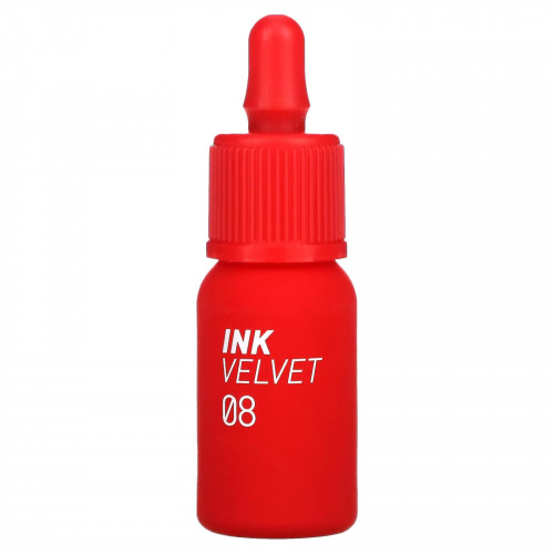 Peripera, Тинт для губ Ink Velvet, 08 Sellout Red, 4 г (0,14 унции)