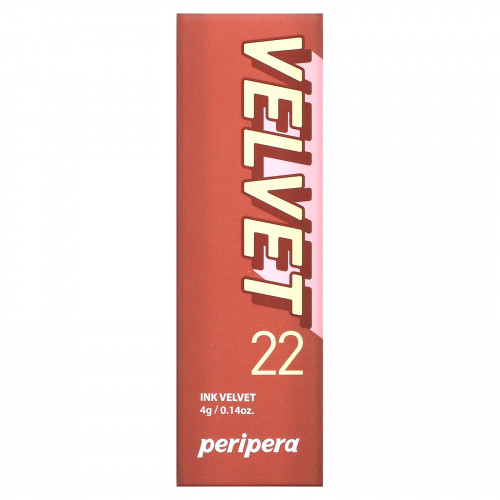 Peripera, Ink Velvet, 22 Bouquet Nude, 4 г (0,14 унции)