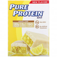 Pure Protein, Батончик с лимонным кексом, 6 шт., 50 г (1,76 унции) каждый (Товар снят с продажи) 