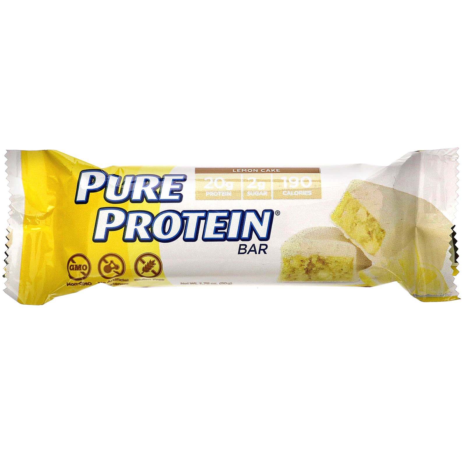 Pure Protein, Батончик с лимонным кексом, 6 шт., 50 г (1,76 унции) каждый (Товар снят с продажи) 