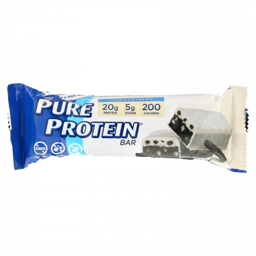 Pure Protein, Протеиновые батончики, печенье и крем, 6 батончиков, 50 г (1,76 унции) (Товар снят с продажи) 