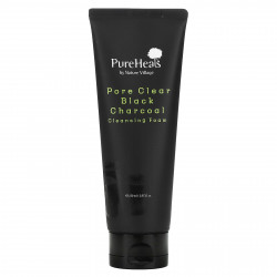 PureHeals, Pore Clear Black Charcoal, очищающая пенка, 150 мл (5,07 жидк. Унции)