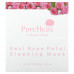 PureHeals, Ночная маска с настоящими лепестками розы, 100 г (3,53 унции)