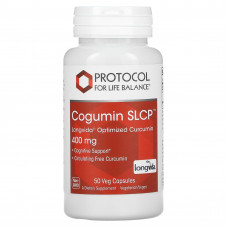 Protocol for Life Balance, Cogumin SLCP, 400 мг, 50 вегетарианских капсул