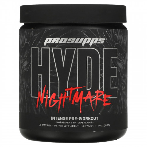 ProSupps, Hyde Nightmare, Intense Pre-Workout, Jawbreaker, 11 oz (312 g)