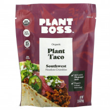 Plant Boss, Органические растительные тако, юго-западные крошки без мяса, 95 г (3,35 унции)