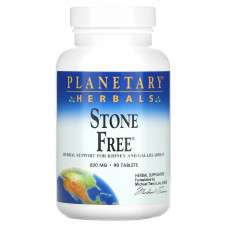 Planetary Herbals, Stone Free, для поддержки почек, 820 мг, 90 таблеток