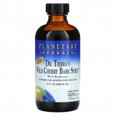 Planetary Herbals, Веганский протеин от Dr. Tierra's сироп из коры дикой вишни, 236,56 мл (8 жидк. Унций)