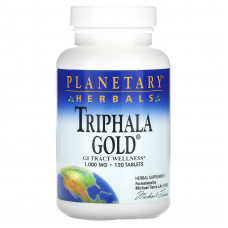 Planetary Herbals, Triphala Gold, здоровье желудочно-кишечного тракта, 1,000 мг, 120 таблеток