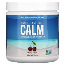 Natural Vitality, CALM, смесь для снятия стресса, вишня, 226 г (8 унций)