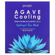 Petitfee, Agave Cooling, гидрогелевая маска для лица, 5 шт. по 32 г (1,12 унции)