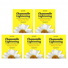Petitfee, Chamomile Lightening, гидрогелевые маски для лица, 5 шт. по 32 г (1,12 унции)
