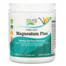 Pure Essence, Ionic-Fizz Magnesium Plus, апельсин и ваниль, 342 г (12,06 унции)