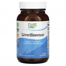 Pure Essence, LiverEssence, 60 растительных капсул