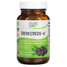 Pure Essence, Иммунин-6, 30 растительных капсул