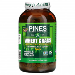 Pines International, Ростки пшеницы, 500 мг, 1400 таблеток