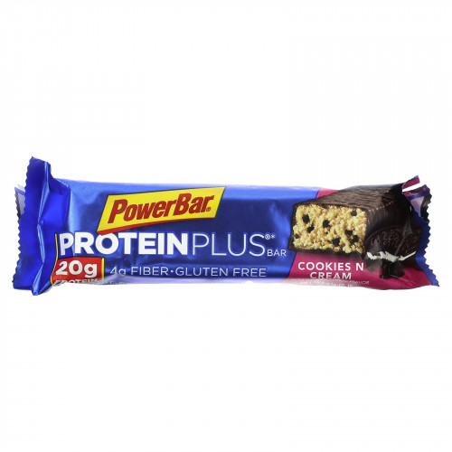 PowerBar, Protein Plus, батончик с печеньем и кремом, 15 батончиков, 61 г (2,15 унции)