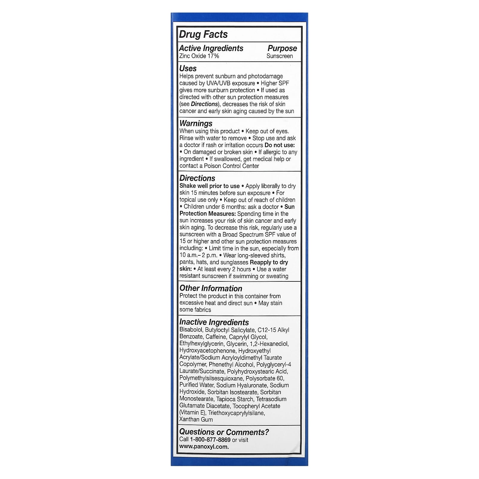 PanOxyl, PanOxyl AM, увлажняющее средство, контролирующее жир, SPF 30, 48 г (1,7 унции)