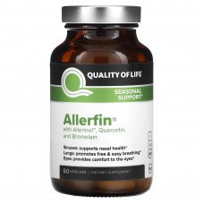 Quality of Life Labs, Аллерфин`` 60 растительных капсул
