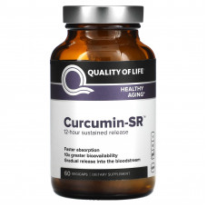 Quality of Life Labs, Curcumin-SR`` 60 растительных капсул