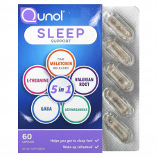Qunol, Поддержка сна`` 60 капсул