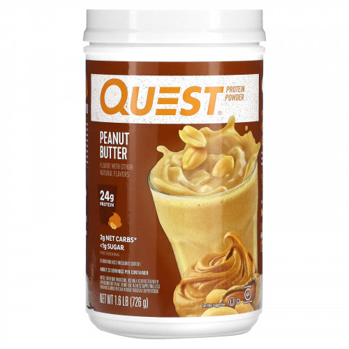 Quest Nutrition, Протеиновый порошок, арахисовая паста, 726 г (1,6 фунта)