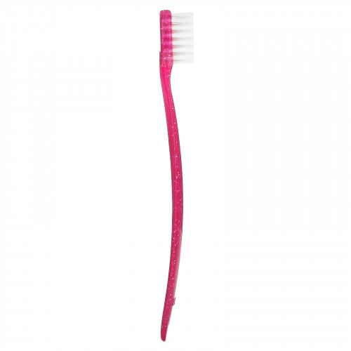 RADIUS, Зубная щетка Totz для детей старше 18 месяцев, очень мягкая, розовая с блестками, 1 зубная щетка