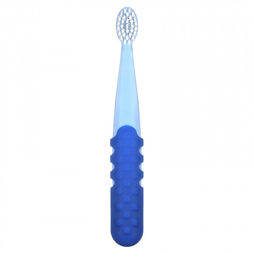 RADIUS, Totz Plus, зубная щетка, для детей от 3 лет, экстрамягкая, синяя, 1 шт.