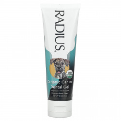 RADIUS, Органический гель для зубов домашних животных, батат с корицей, 85 г (3 унции)