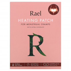 Rael, Inc., Согревающие пластыри при менструальных спазмах, 3 шт.