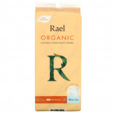 Rael, Inc., Ежедневные прокладки из органического хлопка, тонкие, 70 штук