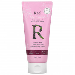 Rael, Inc., Soothing Gel To Foam Feminine Wash, без отдушек, 130 мл (4,4 жидк. Унции)