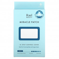 Rael, Inc., Beauty, Miracle Patch, покрытие для борьбы с пятнами, XL, 6 патчей