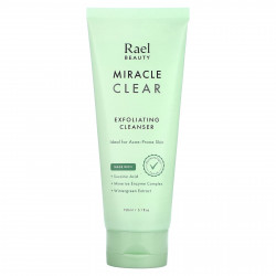 Rael, Inc., Beauty, Miracle Clear, отшелушивающее очищающее средство, 150 мл (5,1 жидк. Унции)