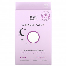 Rael, Inc., Beauty, Miracle Patch, ночное покрытие, 52 патча