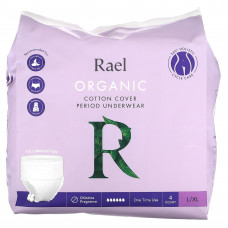 Rael, Inc., Нижнее белье для беременных, из органического хлопка, L / XL, 4 шт.