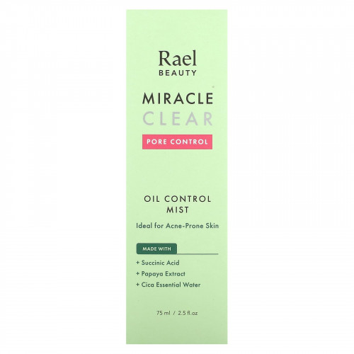 Rael, Inc., Beauty, Miracle Clear, спрей для контроля уровня масла, 75 мл (2,5 жидк. Унции)