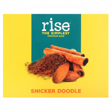 Rise Bar, The Simplest Protein Bar, протеиновый батончик Snicker Doodle, 12 батончиков по 60 г (2,1 унции)