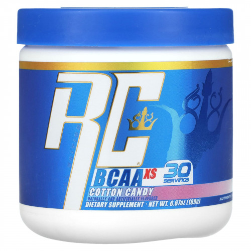 Ronnie Coleman, Vital Series, аминокислоты с разветвленной цепью (BCAA Health), со вкусом сладкой ваты, 189 г (6,67 унции)