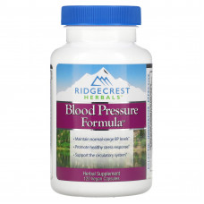 RidgeCrest Herbals, Blood Pressure Formula, 120 веганских капсул