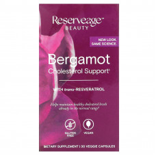 Reserveage Nutrition, Bergamot Cholesterol Support, 30 растительных капсул