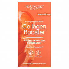 Reserveage Nutrition, Collagen Booster с гиалуроновой кислотой и ресвератролом, 120 капсул