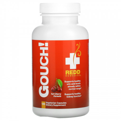 Redd Remedies, Gouch!, поддержка нормального уровня мочевой кислоты, 120 вегетарианских капсул